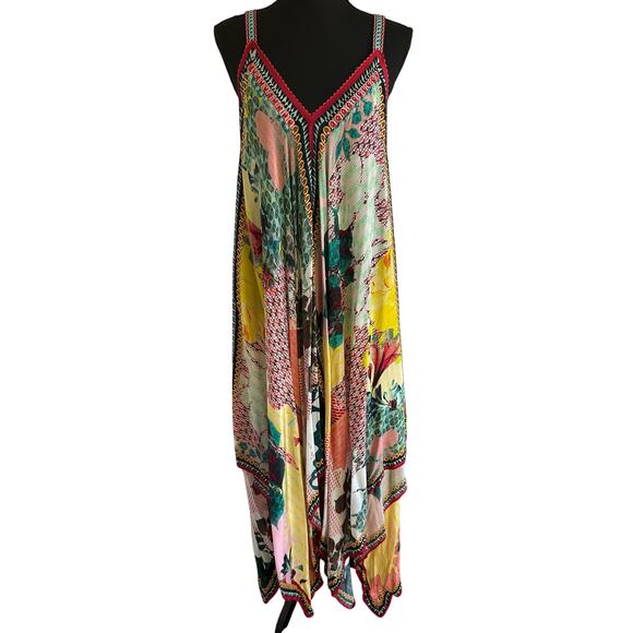 Bhanuni by Jyoti Floral Contrast Maxi Dress - XL - NWOT - Picture 6 of 16